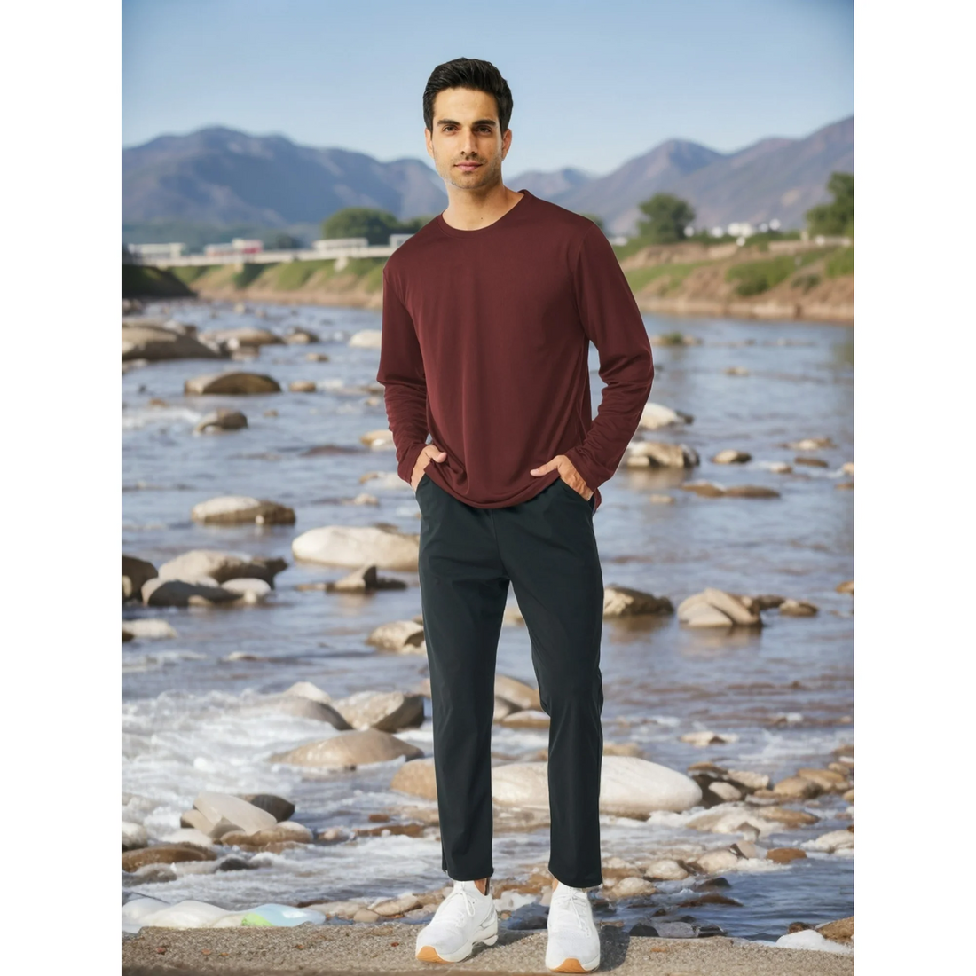 Comfortable and Stylish Long Sleeve T-Shirt, Perfect for Daily Wear or Layering