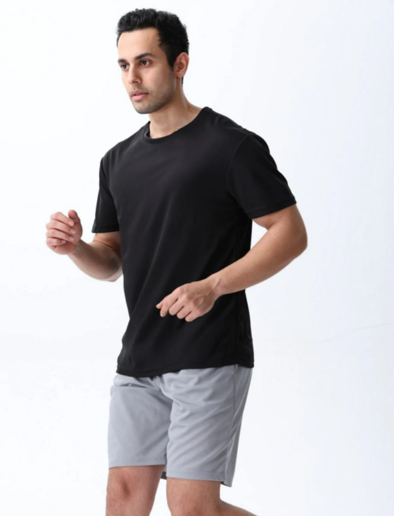 MANSENHUG 7 Pack Men's Dry Fit T Shirts Athletic Running Gym Workout Short Sleeve Tee Shirts for Men