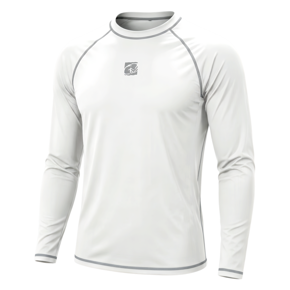 Men's Rash Guard Long Sleeve UPF 50+ Sun Protection Compression Shirt, Swim Quick Dry, Lightweight, Baselayer Performance Fit for Swimming & Water Sports
